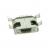 Micro USB TYPE B Female Sink 0.8 DIP Flat 5P, Silver  (DATM) 39272